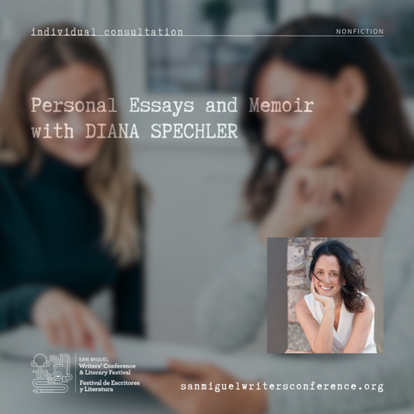 Individual Consultation: Personal Essays and Memoir with Diana Spechler