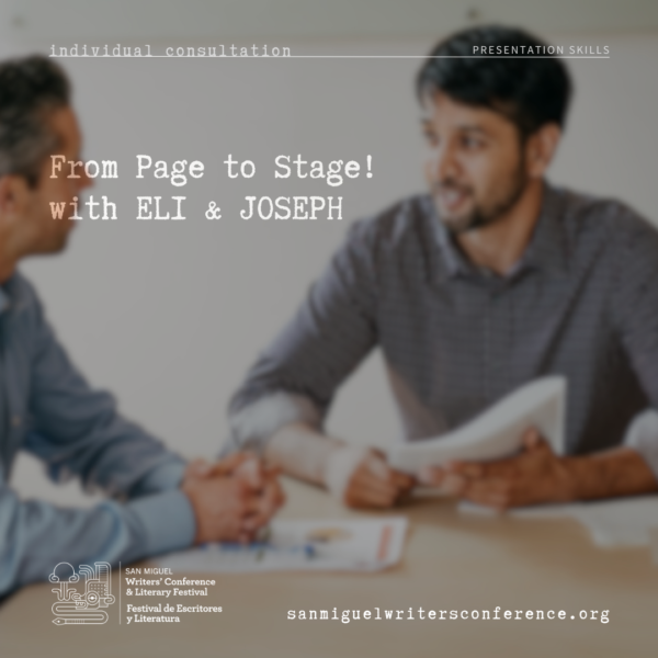 Individual Consultation: From Page to Stage! with Eli & Joseph
