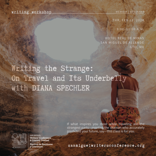 W41 | Writing the Strange: On Travel and Its Underbelly with Diana Spechler | THR, FEB 22 | 9:00–11:00 AM
