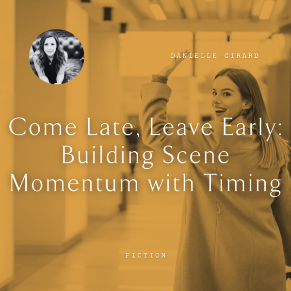 W31 Come Late, Leave Early: Building Scene Momentum with Timing <br/>Thursday, February 13 <br/>10:45 a.m.–12:15 p.m.