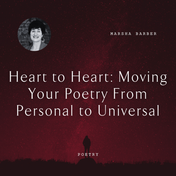 Marsha Barber Poetry From Personal to Universal