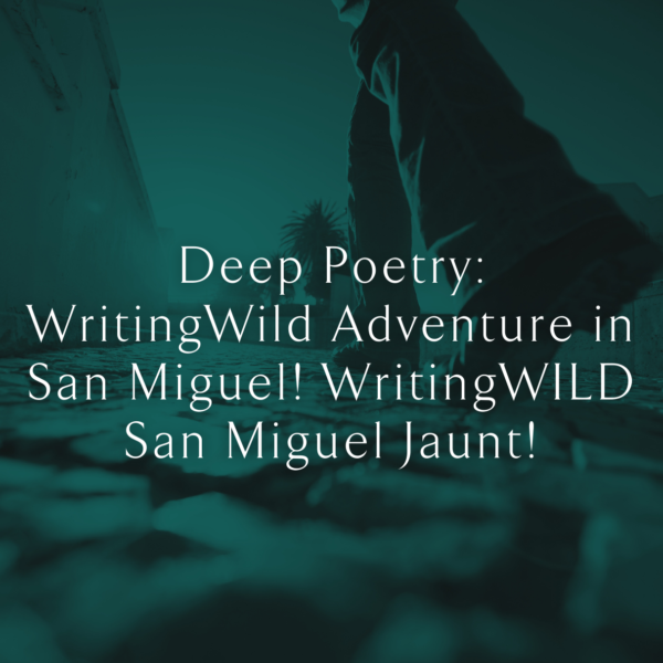 Deep Poetry: WritingWild Adventure in San Miguel! WritingWILD San Miguel Jaunt!